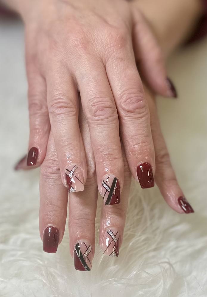 Nail art by The Boarding House Nail Spa
