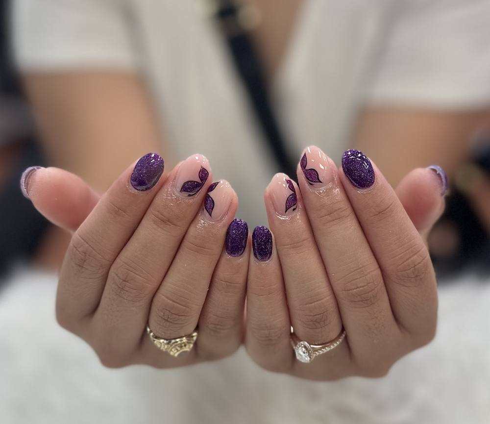 Nail art by The Boarding House Nail Spa