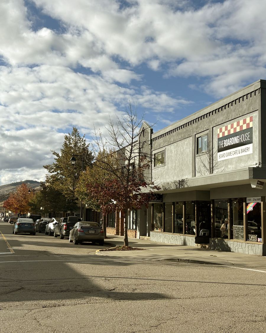 The Boarding House storefront on 31st Ave, Vernon BC